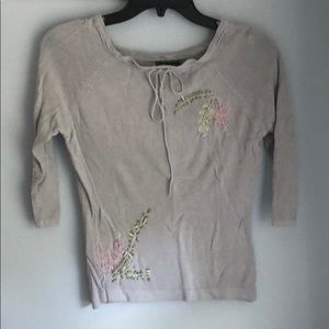 Takeout 3/4 sleeve sweater